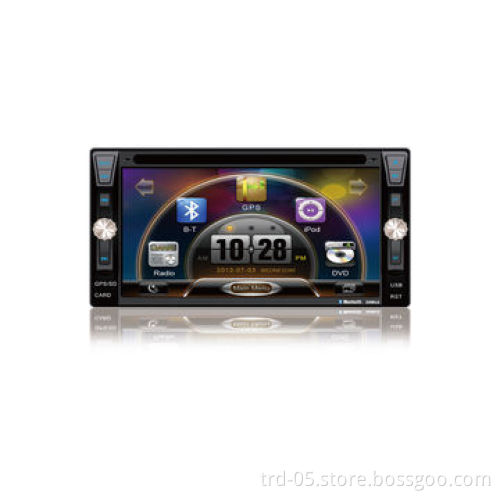 2-Din Universal Car, GPS DVD Player with 6.2-inch Digital Display